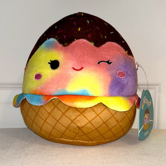 Squishmallows Toys Nwt 8 Glady The Ice Cream Cone Squishmallow